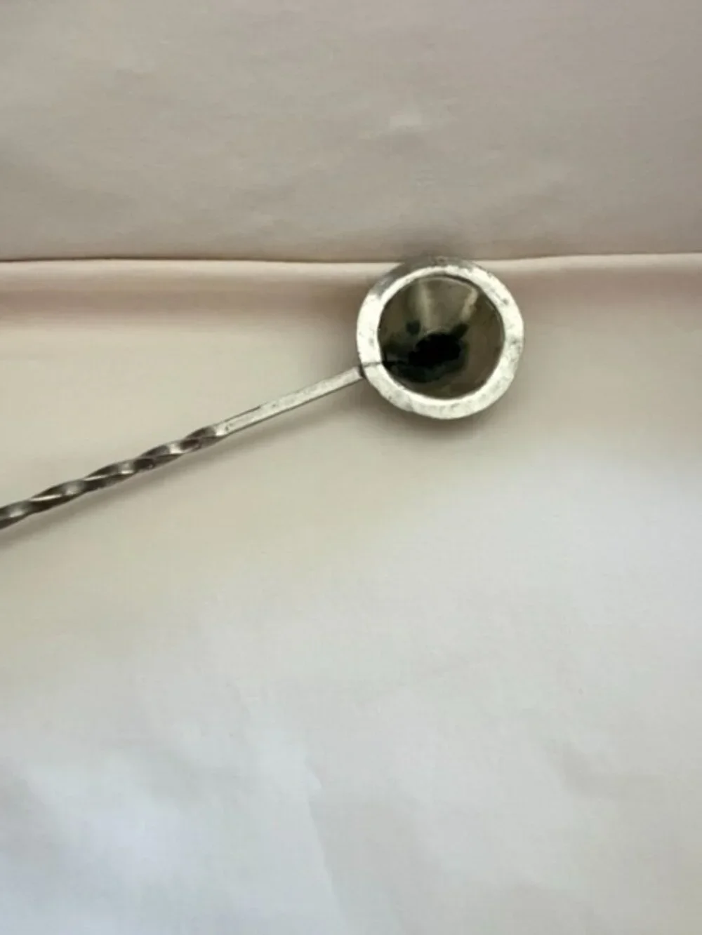 Vintage Silver Candle Snuffer